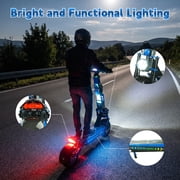 GLIDEZONE Off-Road Electric Scooter for Adults with 6000W Dual Motor, 40MPH Max Speed, 52 Miles Long Range, 12 All Terrain E-Scooter