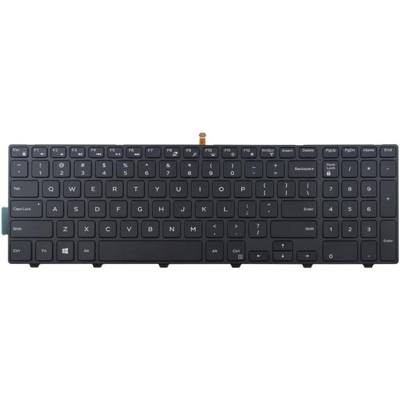 New Laptop Backlit Keyboard Replacement for Dell PK1313G2B00 V147225BS V147225BS1 US Layout Black Color