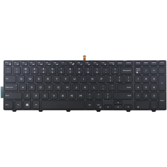Nouveau Clavier Rétroéclairé pour Ordinateur Portable Dell PK1313G2B00 V147225BS V147225BS1 Disposition US Couleur Noire