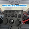 thumbnail image 5 of Mobutofu 1Pc Blue Car Voltage Meter with Dual USB Charging for SUV Use, 5 of 5