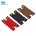 thumbnail image 3 of Uxcell Leather Razor Head Protecting Cover Safety Razor Head Protecting Sheath Multicolor 3 in 1 Set, 3 of 6