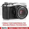 thumbnail image 5 of Opteka 35mm f/1.7 HD MC Manual Focus Prime Lens for Canon EF-M Mount APS-C Digital Cameras, 5 of 11