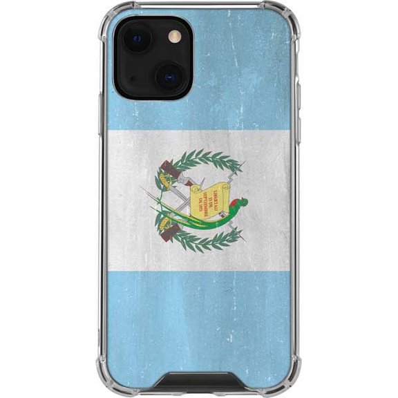 Skinit Countries of the World Guatemala Flag Distressed iPhone 13 Clear Case