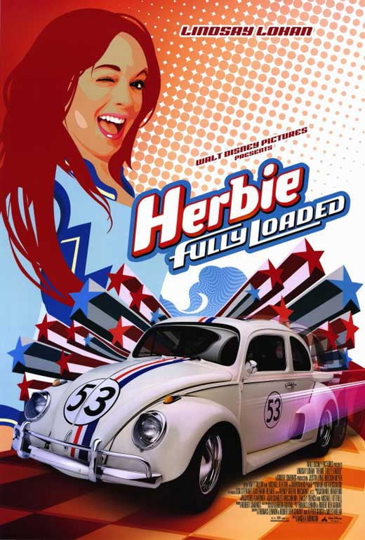 Herbie Fully Loaded movie POSTER (Style A) (27" x 40") (2005