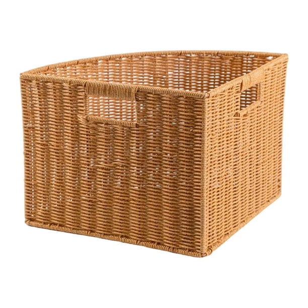 Cesta de almacenamiento de esquina, caja de almacenamiento triangular, multifuncional, ahorra espacio y compacta. L