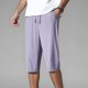 thumbnail image 1 of WILLBEST Pantalones Cortos para Hombre, de Seda de Hielo 3/4, de Verano, Ligeros, Holgados, Deportivos, Informales, de Talla Grande, Cómodos y Relajados., 1 of 4