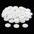 thumbnail image 1 of 50 Pcs Boutons Ronds s 2 Trous Couture Artisanat - Blanc, 2cm, 1 of 8