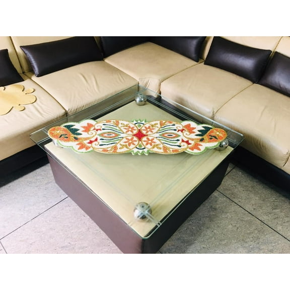 Light & Pro Beaded Decorative Table Runner