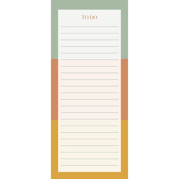 Modern Minimalist Magnetic List Pad, (Paperback)