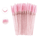 thumbnail image 4 of 100 Microbrush + 50 Cepillos Desechables Para Pestañas Cejas Rosa, 4 of 5