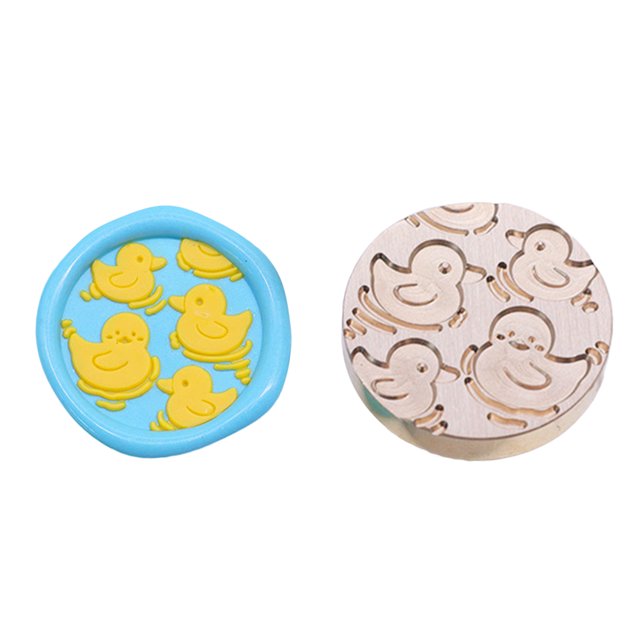 DQrwqpou Cabeza Cobre 25 Mm Cabeza Cera Esmalte Vintage Clásico para Tarjeta Boda (06)