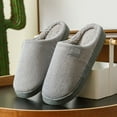 thumbnail image 2 of Slippers for Women Fuzzy Slippers Cozy Women's Slippers For Home Use Comfort Slippers For Autumn And Winter Soft Indoor Footwear For Couples, 2 of 4