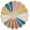Beige/Blue, variant on SAFAVIEH Novelty Genesis Floral Area Rug, Beige/Blue, 3' x 3' Round