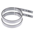 thumbnail image 1 of Unique Bargains 2 Pack Adhesive Backed Tape Measure 200cm Metric Left to Right Reading Measuring Tape Steel Sticky Ruler, Silver Tone, 1 of 5