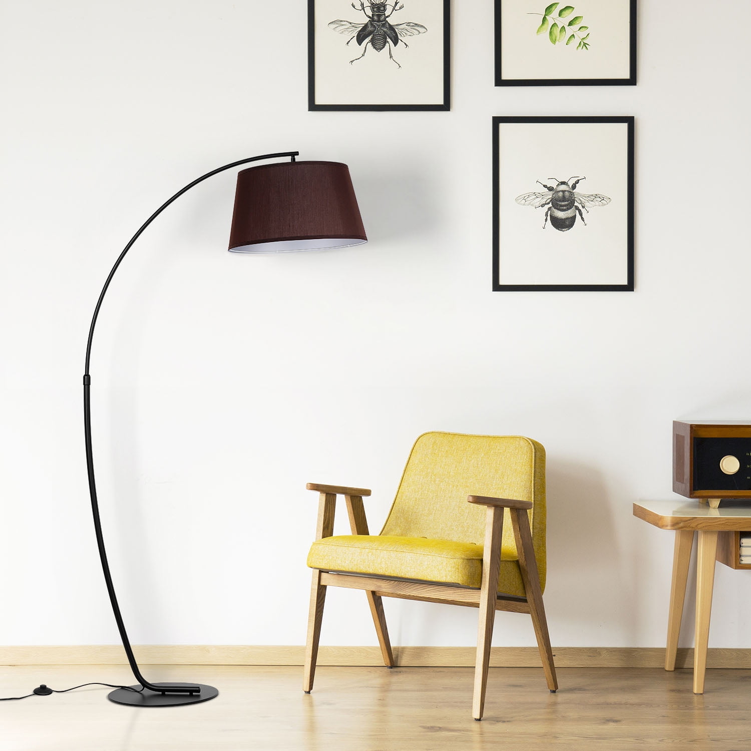 Arc Floor Lamp Modern Floor Lamp Tall Hanging Floor Lamp for Living Room Bedroom