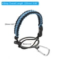 thumbnail image 2 of Uxcell Water Bottle Holder, Paracord Handle Strap Carrier Sky Blue, Black, 2 of 5