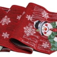 thumbnail image 3 of Mesa Navideño Muñeco De Nieve Copo De Nieve Camino De Mesa Para Navidad Fiesta Cocina Decoración De Mesa De Comedor seitruly HA039269-00, 3 of 6