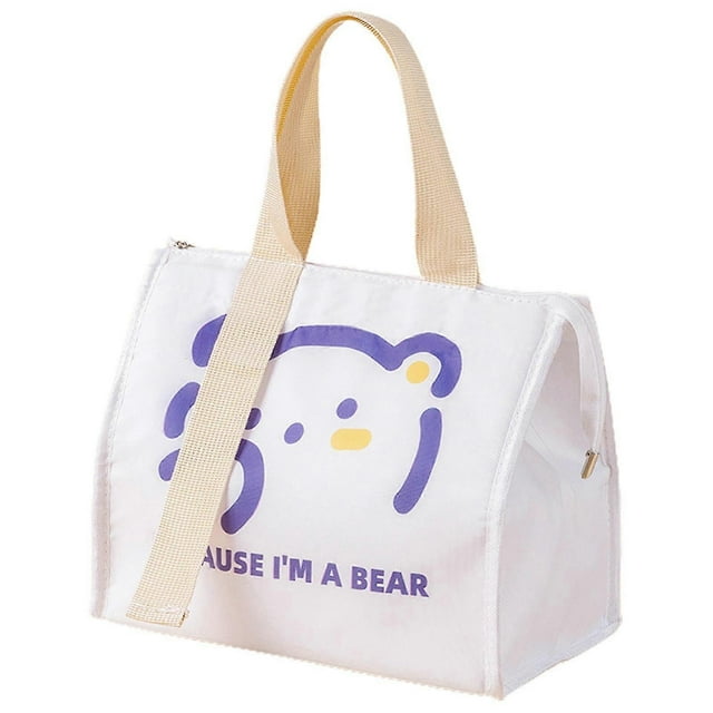 Picnic Bag Large Capacity Dust-proof Oxford Cloth Universal Cartoon Thermal Lunch Box Bag Household Supplies