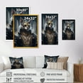 thumbnail image 4 of Designart Gangster Tough Cat I Canvas Wall Art, 4 of 5