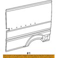 thumbnail image 2 of Ram CHRYSLER OEM 15-16 ProMaster 2500-Side Panel Left 68134824AA, 2 of 2