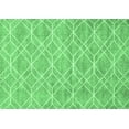 thumbnail image 1 of Ahgly Company Indoor Rectangle Abstract Emerald Green Contemporary Area Rugs, 7' x 9', 1 of 4