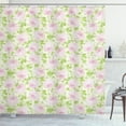 thumbnail image 1 of Ambesonne Shabby Flora Shower Curtain, Spring Yard Pastel, 69"Wx84"L, Pale Pink Pale Green, 1 of 3