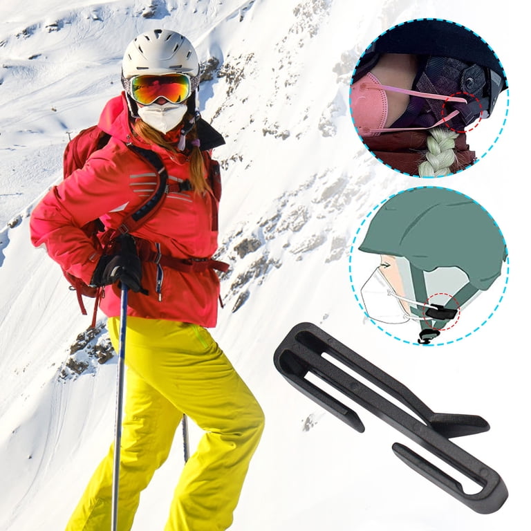 goggle clip for snowboard helmet Smith Snow black/grey/white Kumdkd 10 Pack Ski Mask