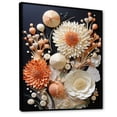 thumbnail image 2 of Designart "Abstract Coral Blossoms I" Coastal Coral Under Water Floater Framed Wall Art Prints, 2 of 5