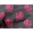 thumbnail image 4 of oneOone Cotton Poplin Fabric Peacock Block Printed Fabric 1 Yard 42 Inch Wide, 4 of 4