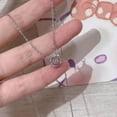 thumbnail image 3 of Collar De Hello Kitty Y2k, colgante De aleación De plata con diamantes De imitación, joyería para regalo De San Valentín, 3 of 4