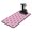 Pink Pig C, variant on Ethereal Moon and Sun Coffee Bar Mat Astrology Print 4-Layer Absorbent Construction Multi-Use for Kitchen Counters