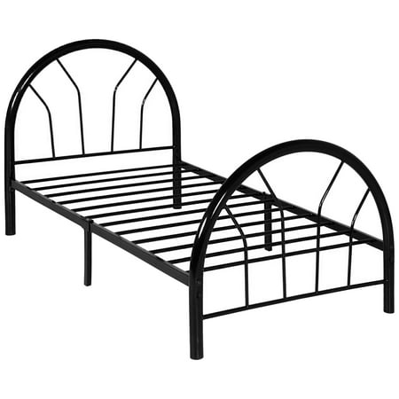 Best Choice Products Metal Twin Size Bed Frame Set w/ Headboard And