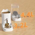 thumbnail image 4 of Pet Feeder Automatic Waterer Large Capacity Dog ​​and Cat Gravity Food Feeder Gravity Waterer Combination Bowl Cat Accessories (gray water), 4 of 7