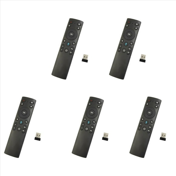 5X Q5 + Ratón de Aire Control Remoto por Voz Bluetooth para Smart TV Android Box Control Remoto Inalámbrico por Voz 2.4G