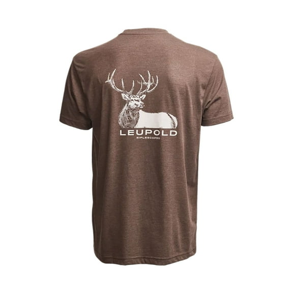 LEUPOLD Men's Elk Espresso Tee, Size: L (186515)