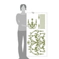 thumbnail image 3 of Large Antique Design Vinyl Chandelier Wall Decal Art, 3 of 4