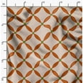 thumbnail image 2 of Soimoi Cotton Cambric Orange Fabric By the Yard - 42 Inch Wide - Geometric Material - Artistic and Modern Patterns for Various Uses Printed Fabric, 2 of 6