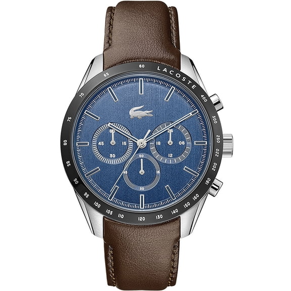 Lacoste Boston Men's Brown Leather Quartz Watch 2011093