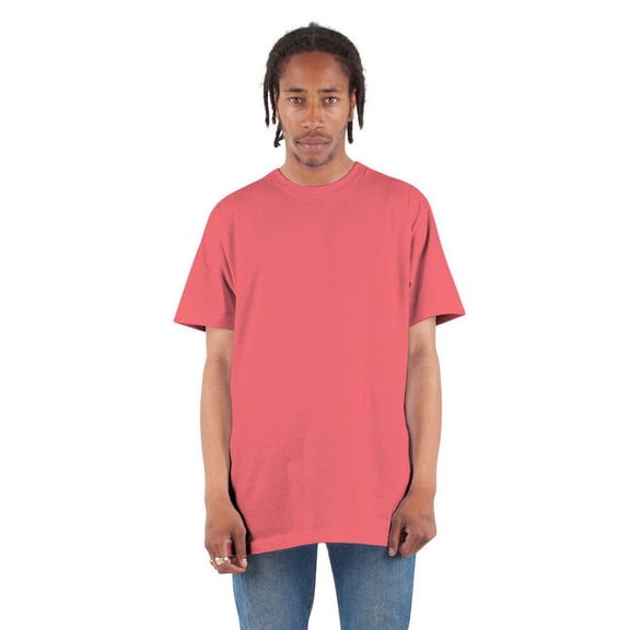 Adult 6 oz., Active Short-Sleeve Crewneck T-Shirt - CORAL - S