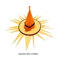 thumbnail image 3 of LED Light Up Jagged Witch Hat with Glowing Ghost Effect, Battery-Powered Halloween Yard Decor, Illuminated Party Prop for Walkway, Lawn and Spooky Outdoor Patio Decoration, E, 3 of 6