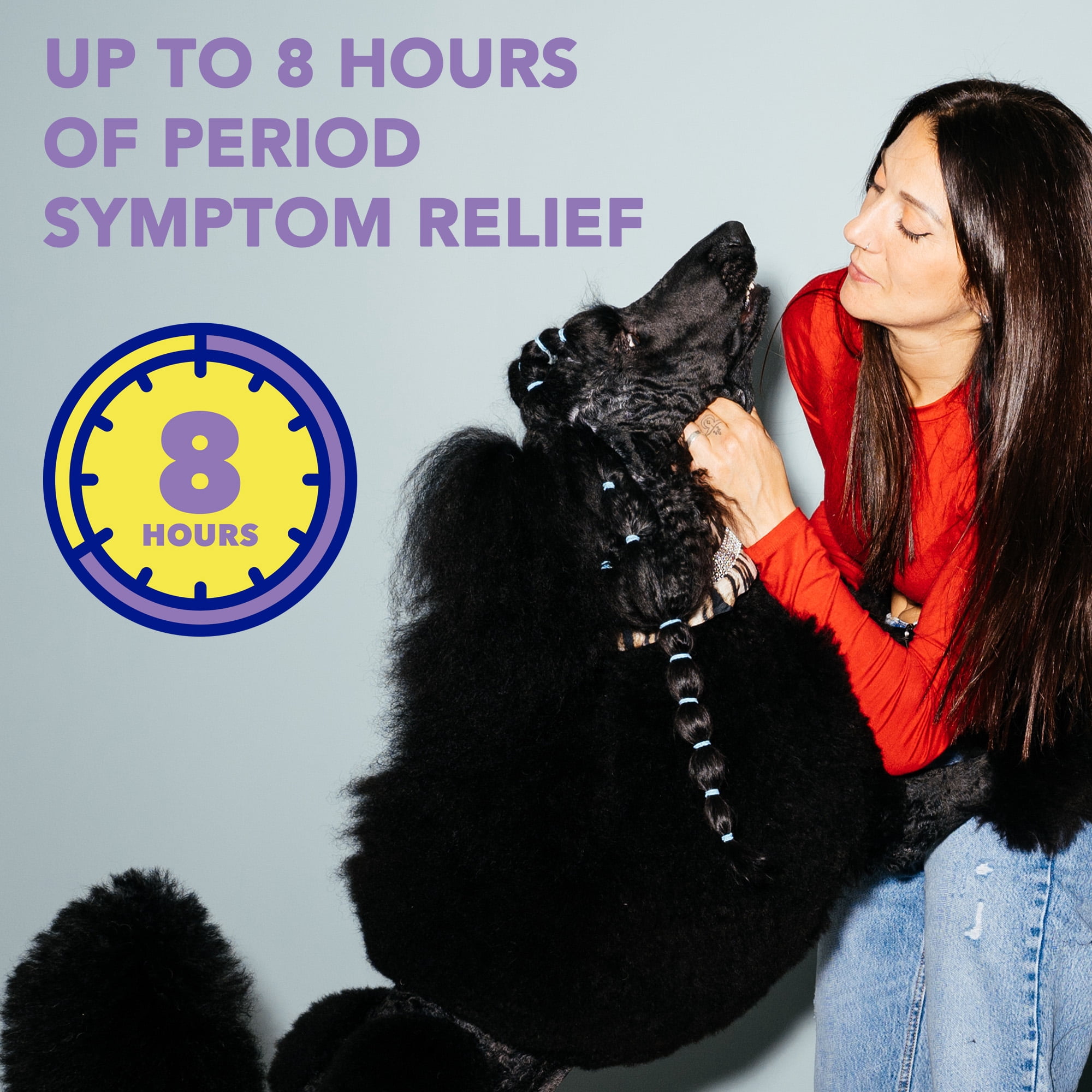 (6 pack) Midol Long Lasting Relief Menstrual Pain Relief Caplets, 20 Count