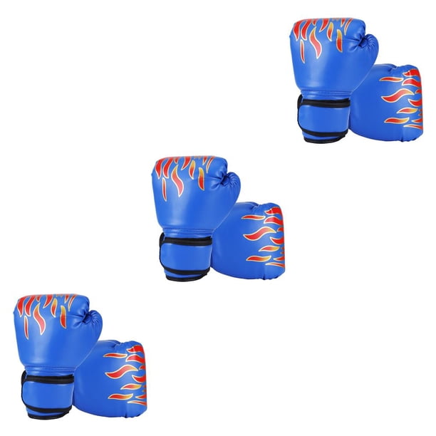 Eigraketly Guantes de boxeo para niños Entrenamiento de perforación Manoplas portátiles de fitness Kickboxing Type1 NO1