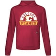 thumbnail image 2 of Men's Levelwear Red Calgary Flames Relay Banner Arch Pullover Hoodie, 2 of 3