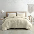 thumbnail image 3 of Modern Threads Beck 4-Piece Garment Washed Adult Comforter Set Coconut, King, 3 of 7