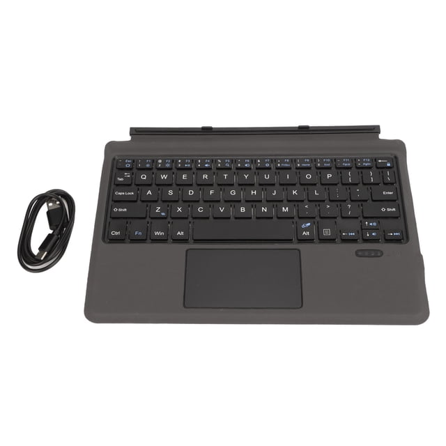 Clavier Sans Fil, Clavier d'Ordinateur Portable Sans Fil Matériau ABS Angles Réglables Mince Léger avec Pavé Tactile pour Tablette PC