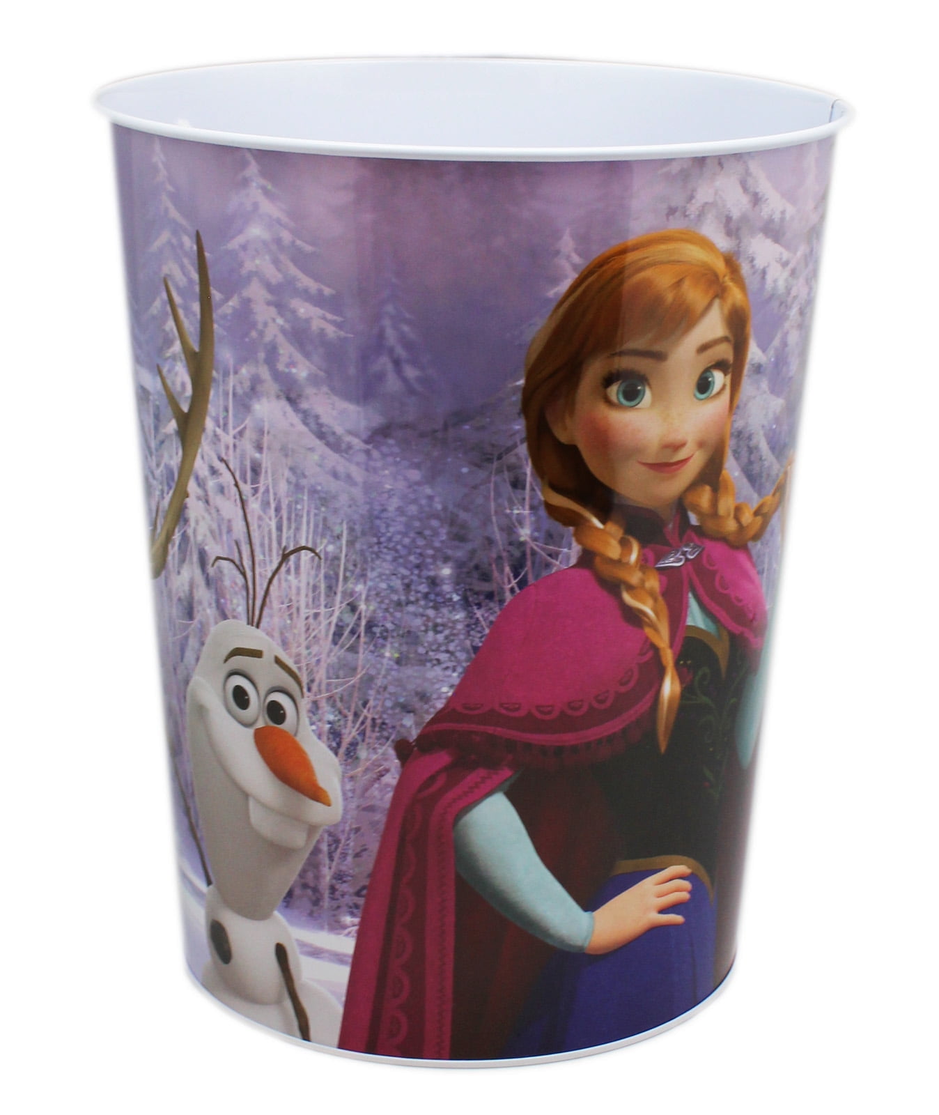 Disney S Frozen Decorative Tin Single Room Trash Can Walmart Com