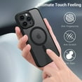 thumbnail image 5 of GAOBAO Magnetic for iPhone 15 Pro Case, Compatible with MagSafe, Drop Protection, 6.1" Metal Camera Frame Translucent Slim Protective Cover for Boys Girls, 5 of 8