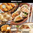 thumbnail image 4 of Dumpling Maker, Stainless Steel Dumpling Molds Chinese Dumpling Cutter Pie Ravioli Empanadas Press Mold Kitchen Accessories -2pcs, 4 of 6