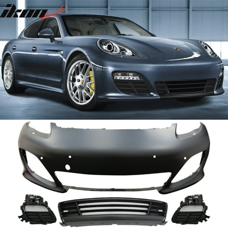Bumper Hole Cover - Fits 11-13 Porsche Panamera Front Bumper Cover Conversion 4S Style PDC Hole