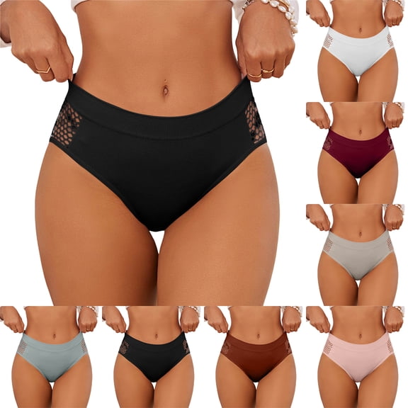 Junboys Women's High Waisted Seamless Panties - Butt Lifting Shapewear for Women, Tummy Control Womens Underwear, Breathable Ladies Underwear Panties for Everyday